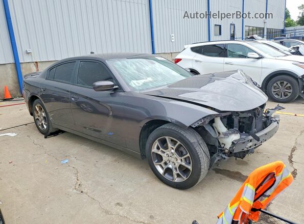 2C3CDXJG3GH286457 2016 DODGE CHARGER Gray Przód prawy