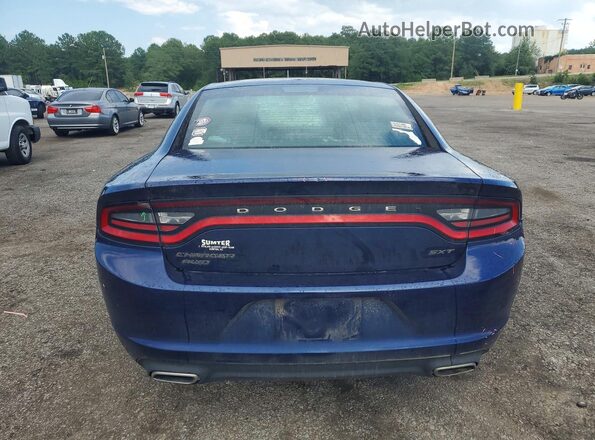 2C3CDXJG3HH531002 2017 DODGE CHARGER Blue Հետևի տեսք