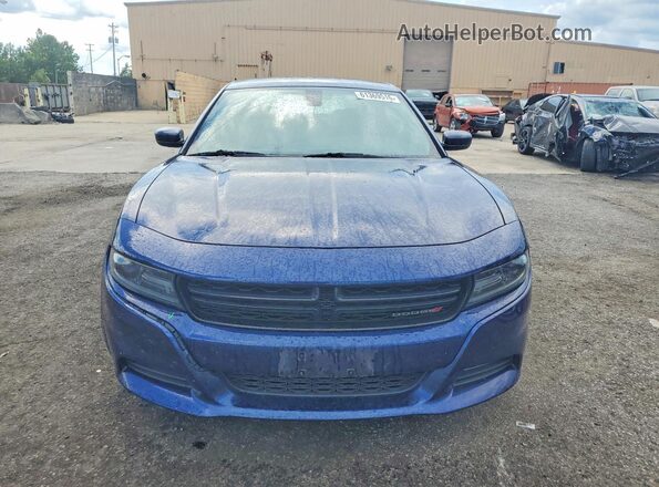2C3CDXJG3HH531002 2017 DODGE CHARGER Blue Դիմացի տեսք