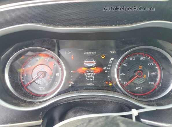 2C3CDXJG3HH531002 2017 DODGE CHARGER Blue Սարքավորումների վահանակի տեսք