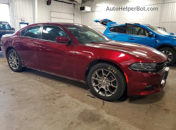 2C3CDXJG3HH612484 2017 DODGE CHARGER Maroon Front right