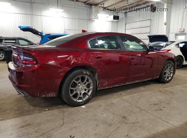 2C3CDXJG3HH612484 2017 DODGE CHARGER Maroon Rear right