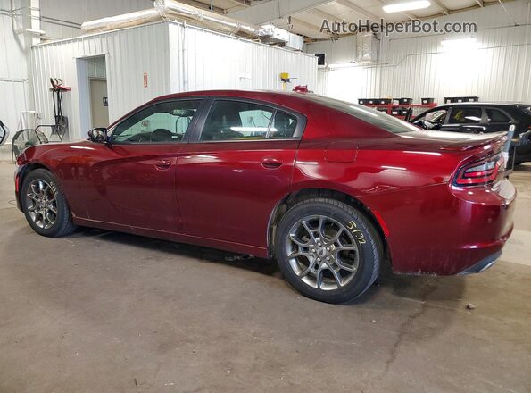 2C3CDXJG3HH612484 2017 DODGE CHARGER Maroon Rear left