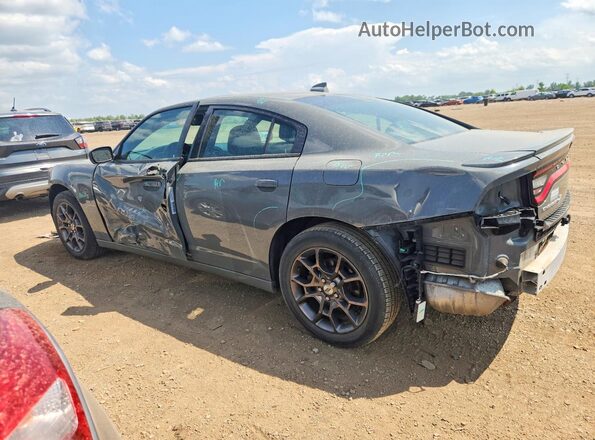 2C3CDXJG3JH159182 2018 DODGE CHARGER Gray Rear left