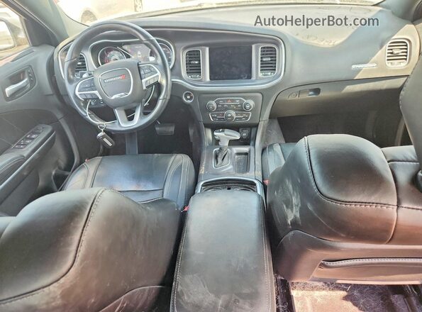 2C3CDXJG3JH159182 2018 DODGE CHARGER Gray Dashboard view