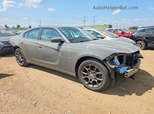 2C3CDXJG3JH159182 2018 DODGE CHARGER Gray Front right
