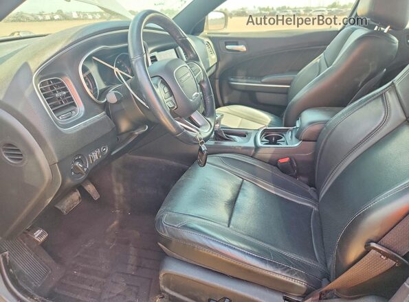 2C3CDXJG3JH159182 2018 DODGE CHARGER Gray Front interior view
