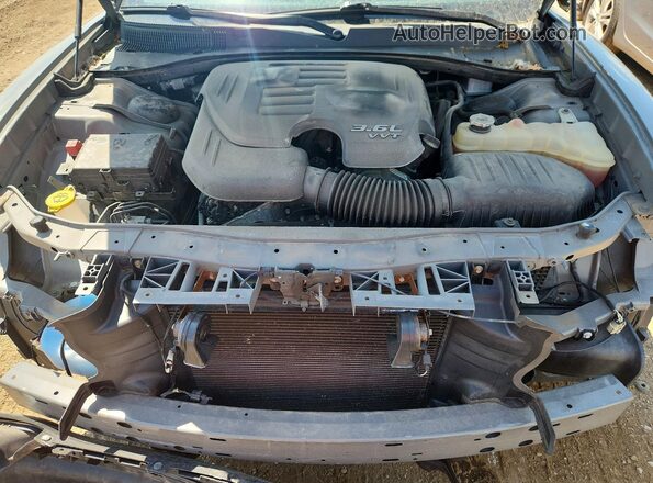 2C3CDXJG3JH159182 2018 DODGE CHARGER Gray Rear interior view