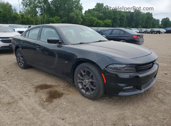 2C3CDXJG3JH263705 2018 DODGE CHARGER Black Przód prawy