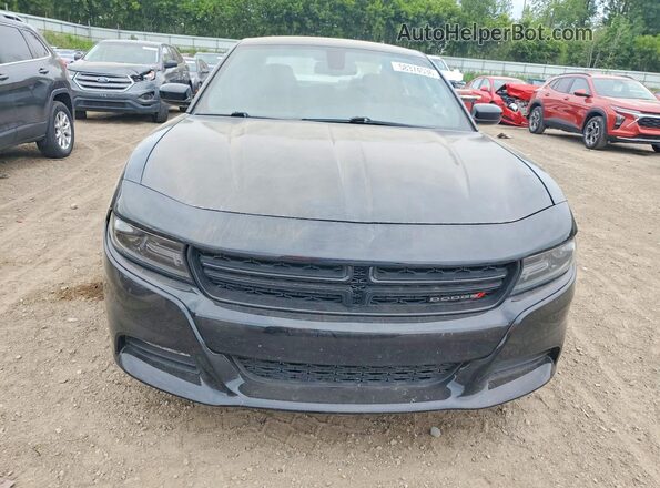 2C3CDXJG3JH263705 2018 DODGE CHARGER Black Widok z przodu