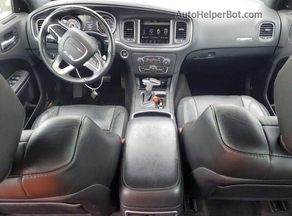 2C3CDXJG3JH263705 2018 DODGE CHARGER Black Widok deski rozdzielczej