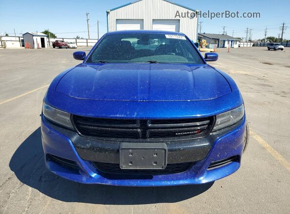 2C3CDXJG3JH292573 2018 DODGE CHARGER Blue Vista frontal