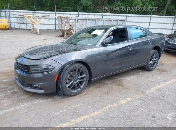 2C3CDXJG3MH588973 2021 DODGE CHARGER Gray წინა მარცხენა ხედი სამი მეოთხედიდან