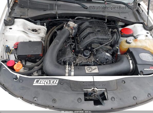 2C3CDXJG4JH160924 2018 DODGE CHARGER White Вид ззаду