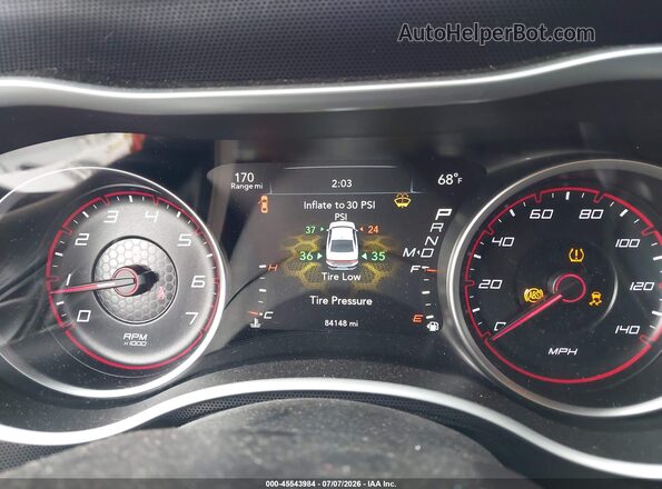 2C3CDXJG4JH160924 2018 DODGE CHARGER White Вид задніх сидінь