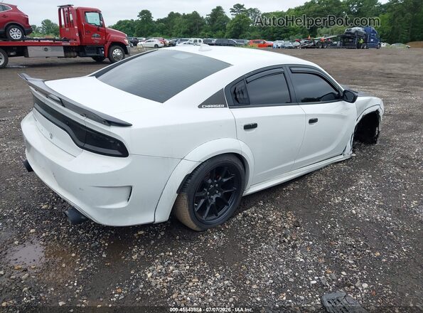 2C3CDXJG4JH160924 2018 DODGE CHARGER White Задня права чверть