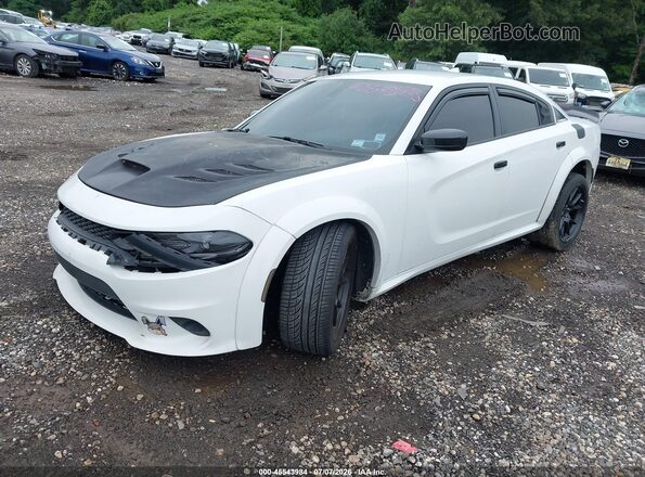 2C3CDXJG4JH160924 2018 DODGE CHARGER White Передня ліва чверть