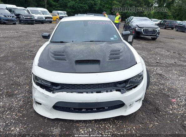 2C3CDXJG4JH160924 2018 DODGE CHARGER White Вид щитка приладів