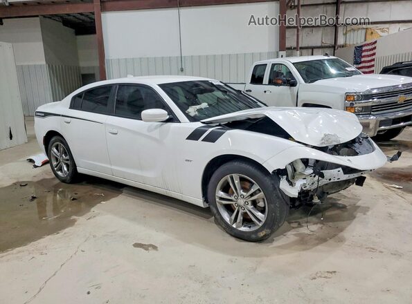 2C3CDXJG4JH207594 2018 DODGE CHARGER White წინა მარჯვენა