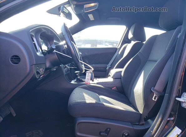 2C3CDXJG4KH710883 2019 DODGE CHARGER Black Front interior view
