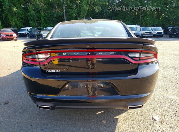 2C3CDXJG4KH710883 2019 DODGE CHARGER Black Rear view
