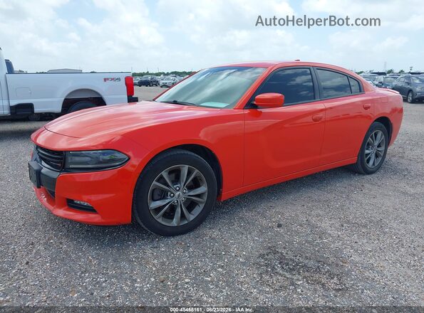 2C3CDXJG4LH197894 2020 DODGE CHARGER Orange წინა მარცხენა ხედი სამი მეოთხედიდან