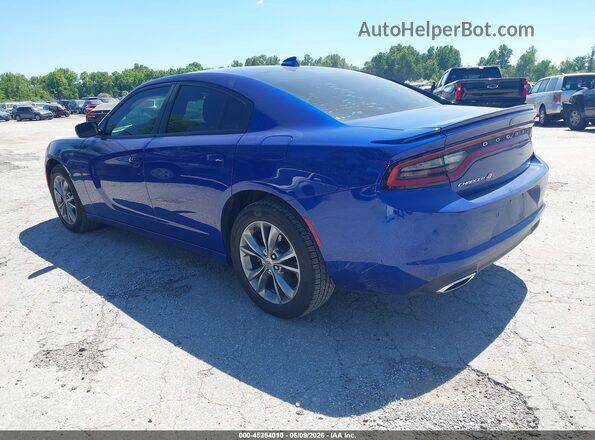 2C3CDXJG4LH220350 2020 DODGE CHARGER Blue Задня ліва чверть