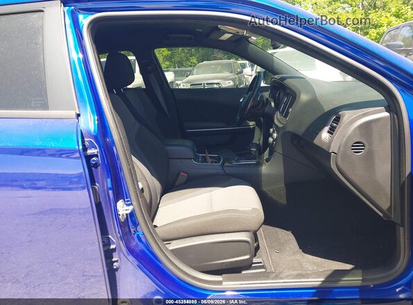 2C3CDXJG4LH220350 2020 DODGE CHARGER Blue Вид салону спереду