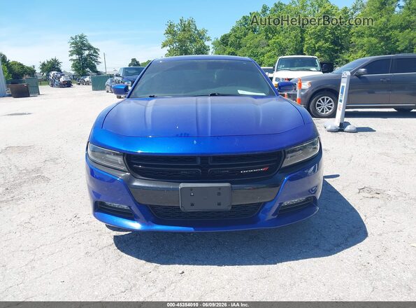 2C3CDXJG4LH220350 2020 DODGE CHARGER Blue Вид спереду