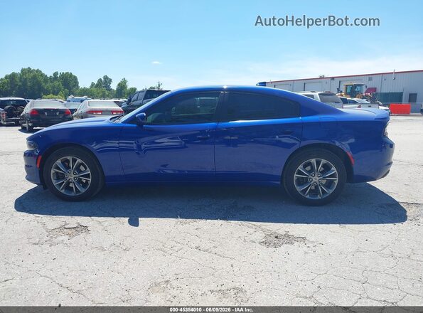 2C3CDXJG4LH220350 2020 DODGE CHARGER Blue Панорамний вид салону 360°