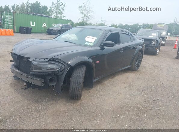 2C3CDXJG4NH115634 2022 DODGE CHARGER Черный Передняя левая четверть