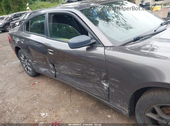 2C3CDXJG5JH144151 2018 DODGE CHARGER Gray Widok z przodu