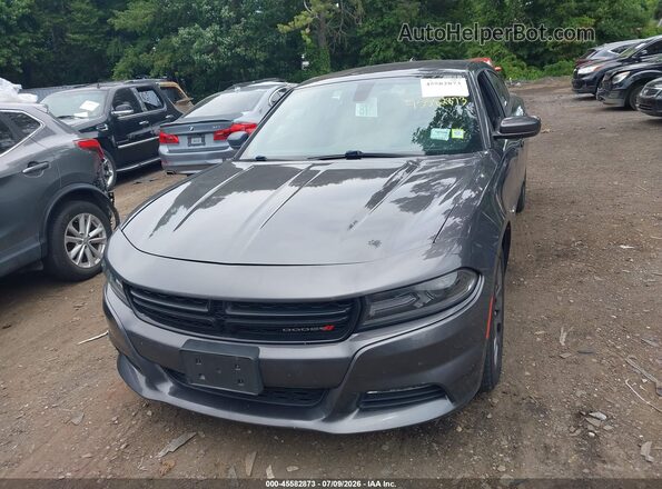 2C3CDXJG5JH144151 2018 DODGE CHARGER Gray Widok zestawu wskaźników