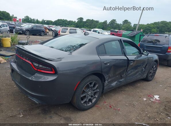 2C3CDXJG5JH144151 2018 DODGE CHARGER Gray Widok wnętrza z tyłu