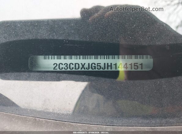 2C3CDXJG5JH144151 2018 DODGE CHARGER Gray 