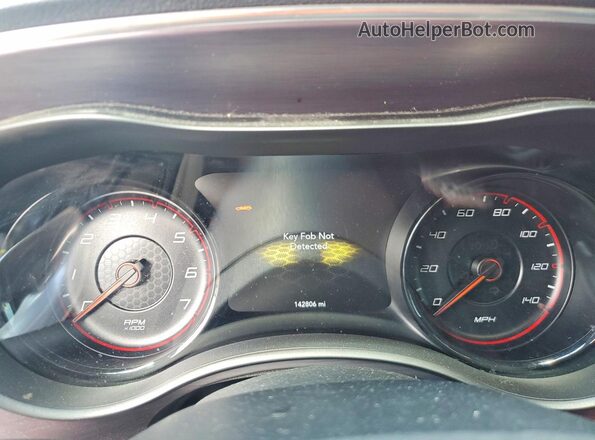 2C3CDXJG5JH190000 2018 DODGE CHARGER Black ხელსაწყოთა პანელის ხედი