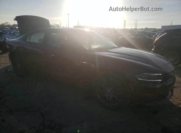 2C3CDXJG5JH316713 2018 DODGE CHARGER Burgundy Delantero derecho