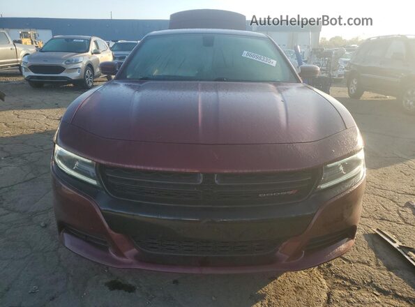 2C3CDXJG5JH316713 2018 DODGE CHARGER Burgundy Vista frontal