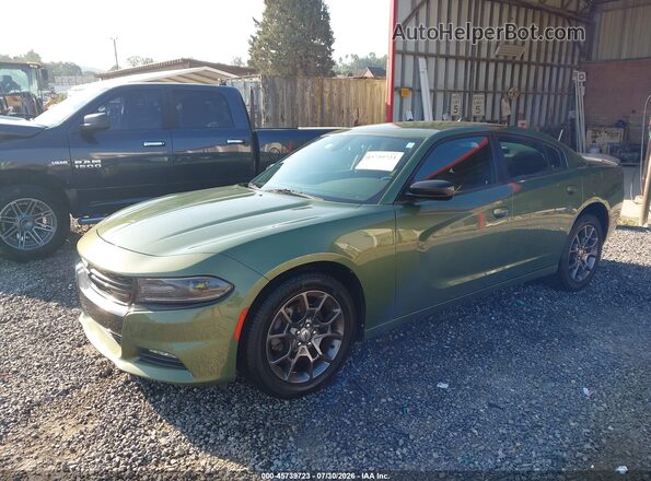 2C3CDXJG5JH330787 2018 DODGE CHARGER Green Przód lewy