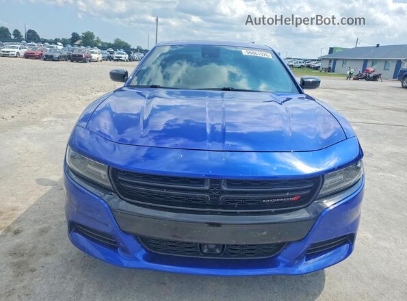 2C3CDXJG5MH609192 2021 DODGE CHARGER Blue Front view