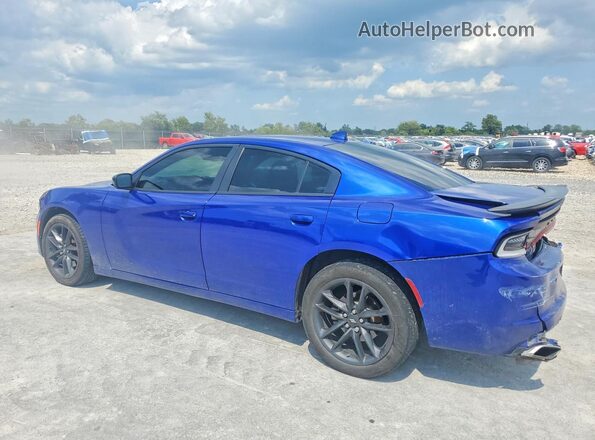 2C3CDXJG5MH609192 2021 DODGE CHARGER Blue Rear left