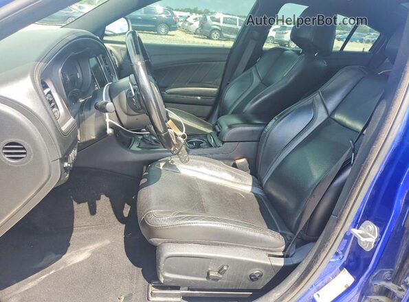2C3CDXJG5MH609192 2021 DODGE CHARGER Blue Front interior view