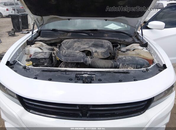 2C3CDXJG6HH521421 2017 DODGE CHARGER White უკანა ხედი