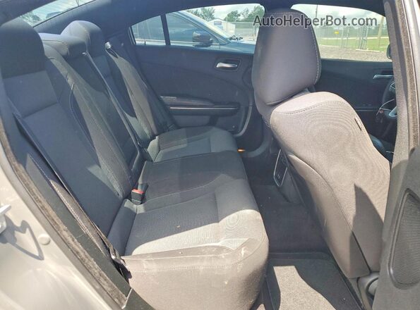 2C3CDXJG6HH585619 2017 DODGE CHARGER Gray უკანა სავარძლების ხედი