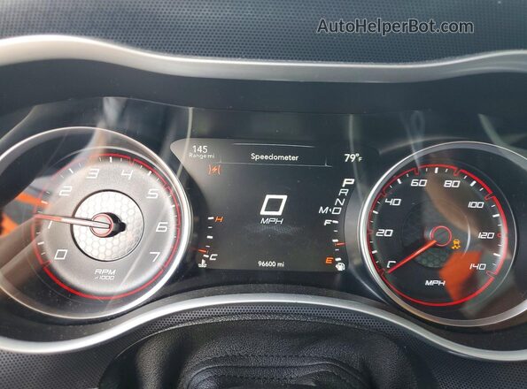2C3CDXJG6HH585619 2017 DODGE CHARGER Gray ხელსაწყოთა პანელის ხედი