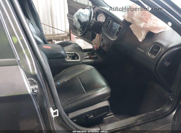 2C3CDXJG6KH523998 2019 DODGE CHARGER Gray Widok wnętrza z przodu