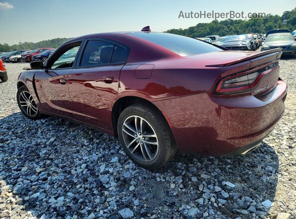 2C3CDXJG6KH533334 2019 DODGE CHARGER Красный Задняя левая четверть