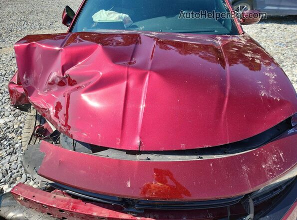 2C3CDXJG6KH533334 2019 DODGE CHARGER Красный Вид задней части салона