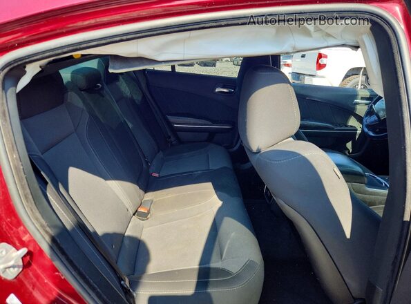 2C3CDXJG6KH533334 2019 DODGE CHARGER Красный Вид задних сидений