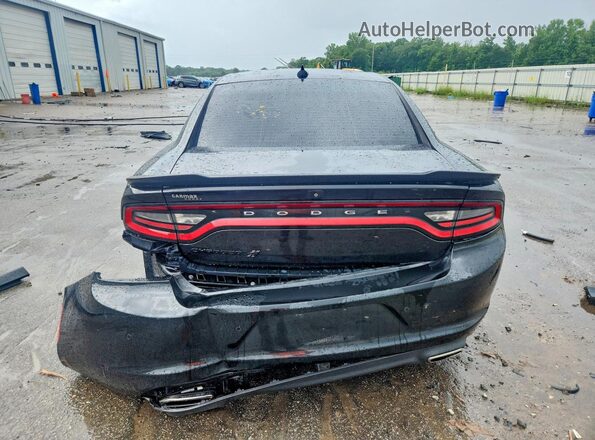 2C3CDXJG6KH710660 2019 DODGE CHARGER Black Rear view